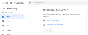 Google My Business Listing